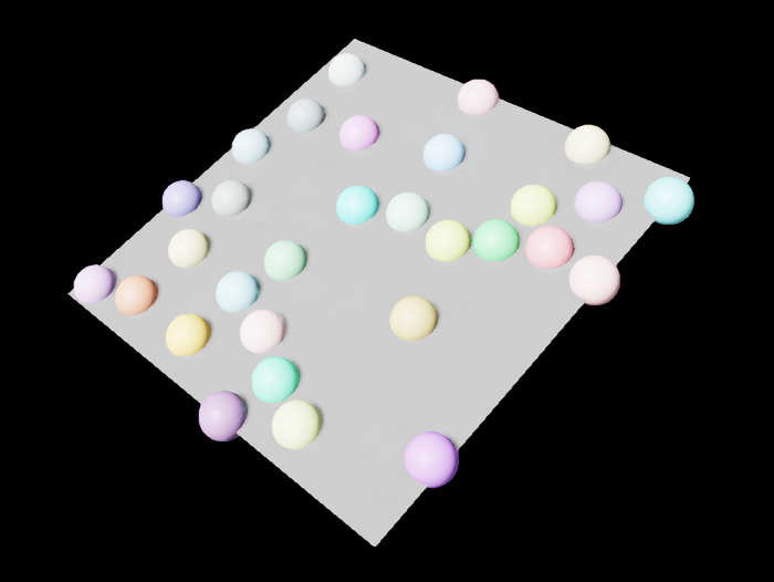 Scatter 2D without collisions