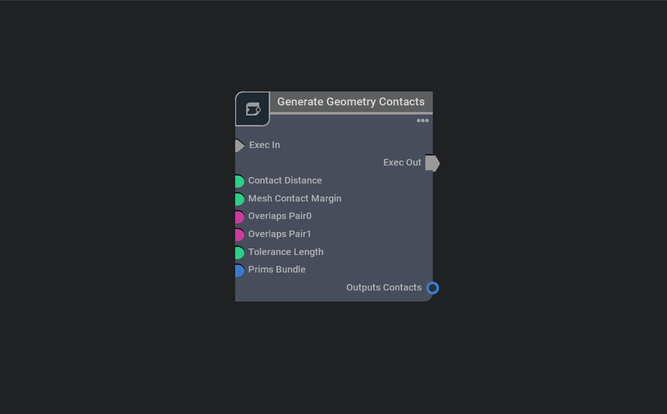 Generate Geometry Contacts Node