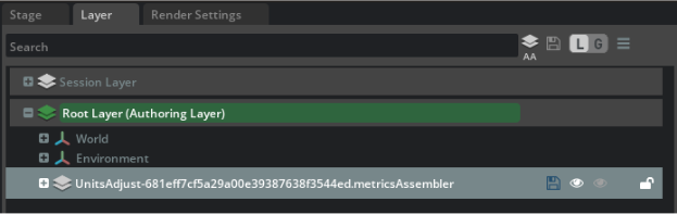 Metrics Assembler Layer visible in Layer Panel