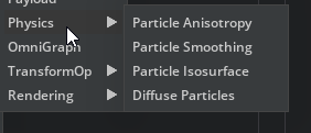 Particle system post-processing components