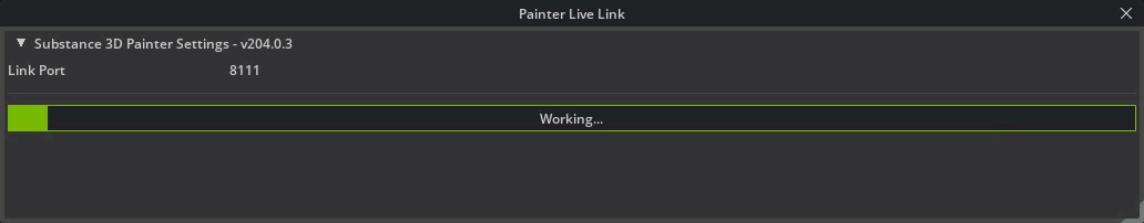 The Painter Link extension settings pane