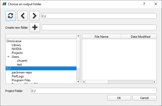 Folder Picker Dialog