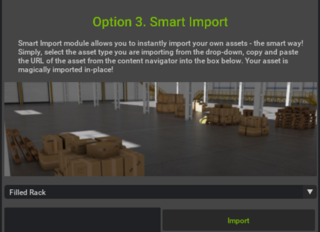 Screenshot of Smart Import.