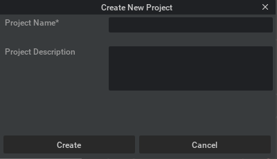 Add Project Window