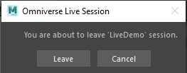 Maya leave session options