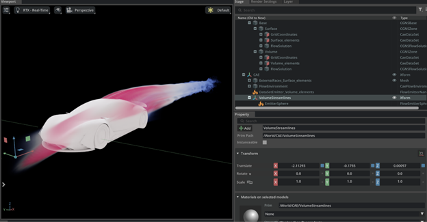 Advanced flow visualization settings