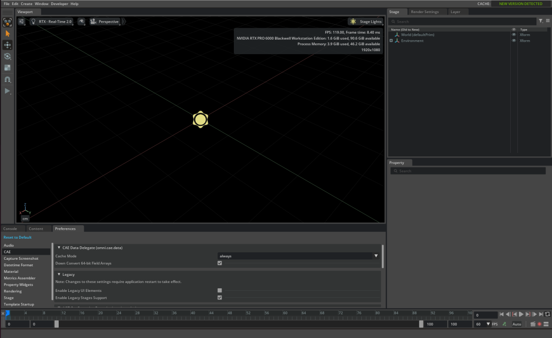 Kit-CAE application after launch