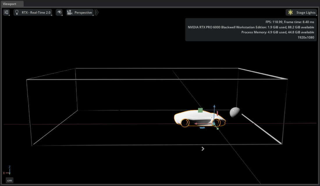 Faces operators rendering the vehicle body and wheels