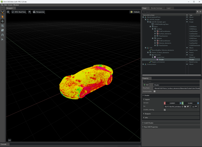 Advanced points visualization settings