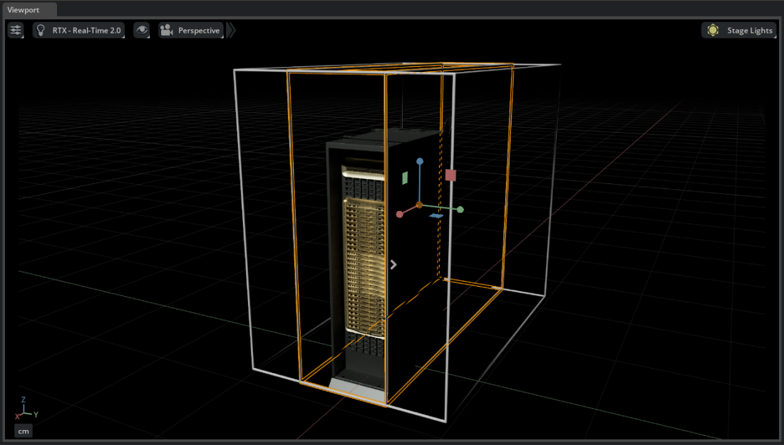 Narrowed bounding box from perspective view