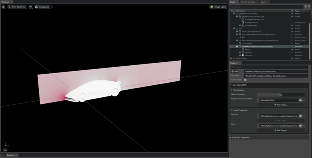 Slice planes visualization