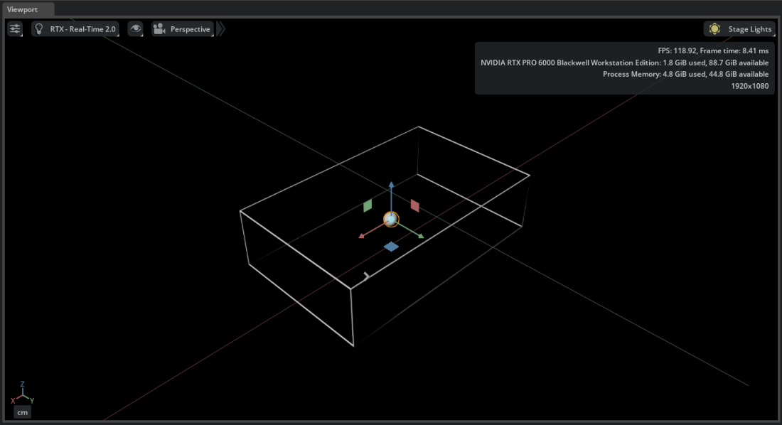 Unit Sphere positioned within a Bounding Box