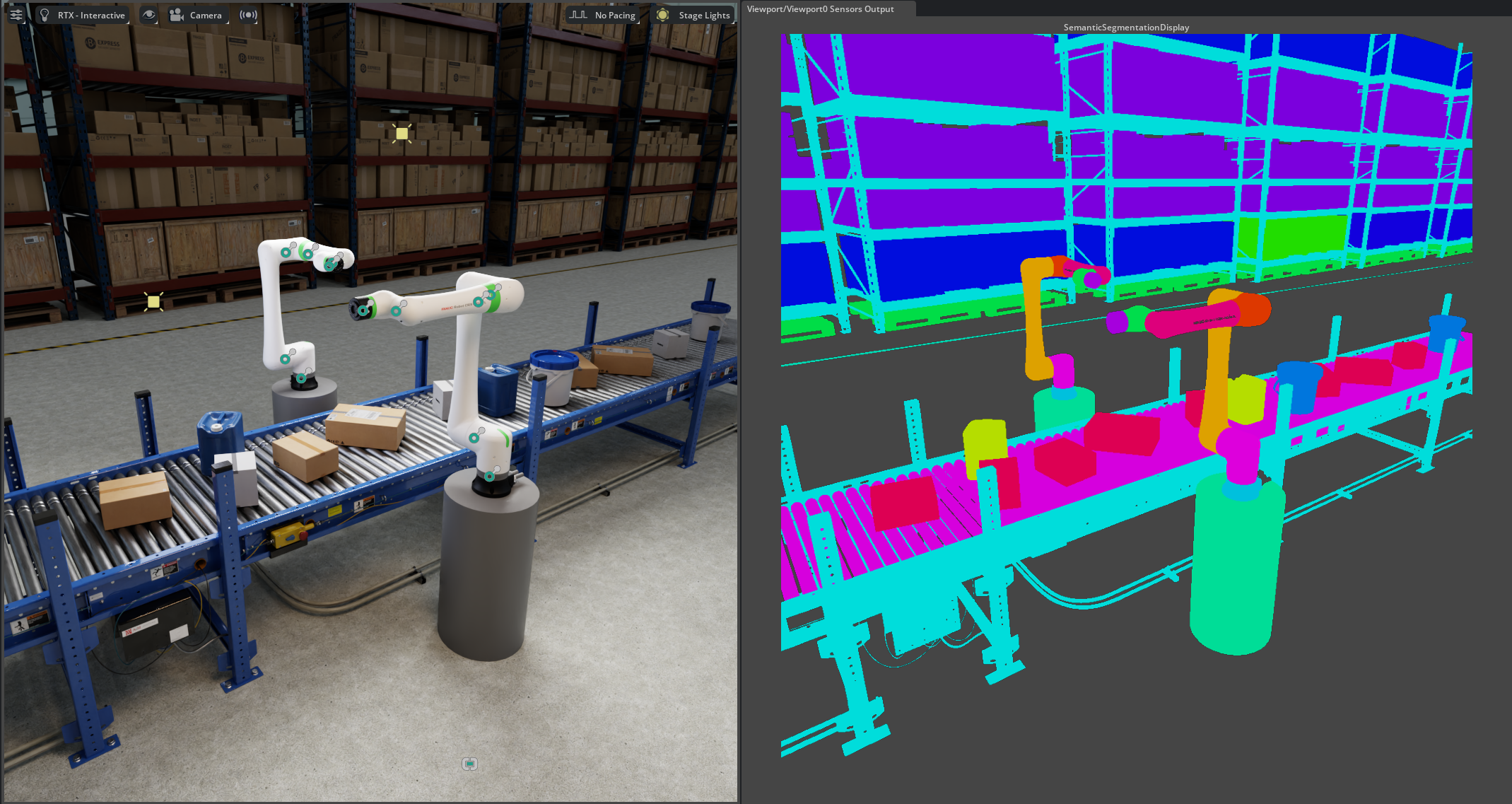 Semantic Labels AOV view