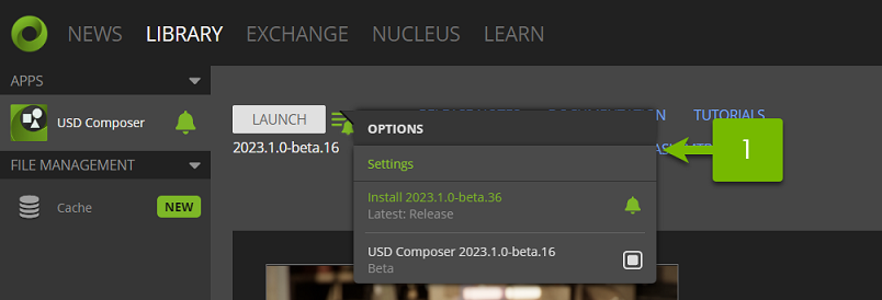 USD Composer Settings
