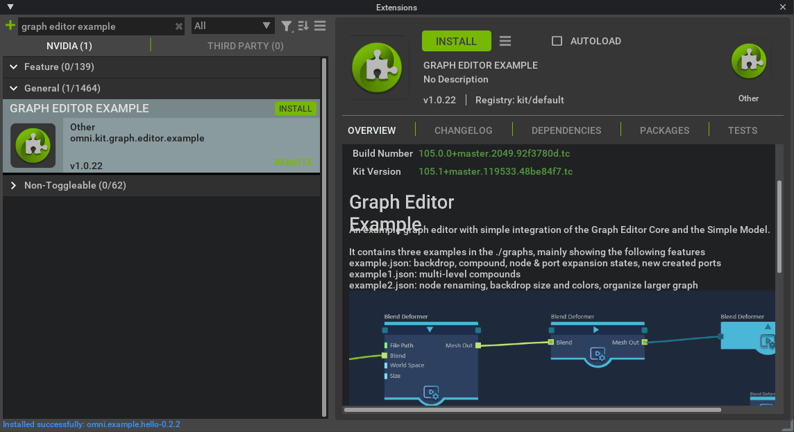 Extension Manager