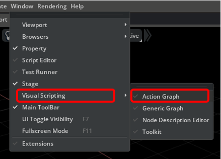 The graph being created