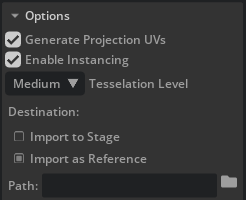 CAD Converter Import Options