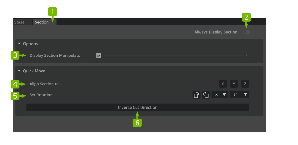 Section Tool — omni.kit.window.section