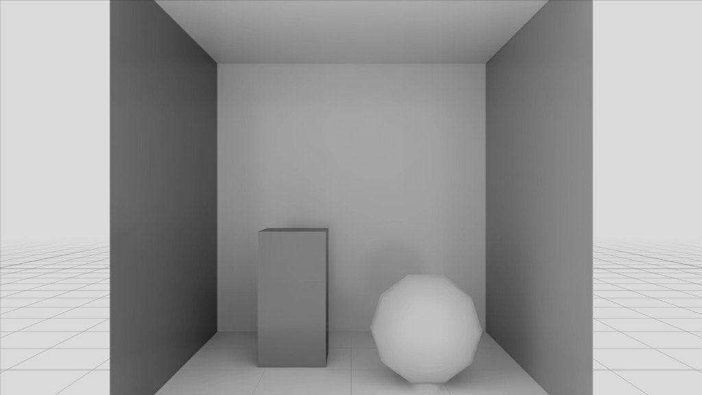 Grayscale output in viewport