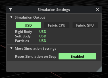 Simulation Management — Omni Physics