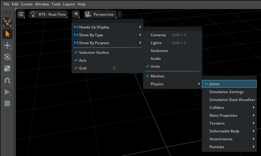 Oculus Window Overlay Viewport Overlays — Omni Physics