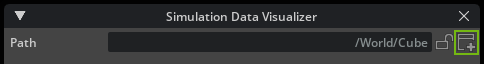 Simulation Data Visualizer Window — Omni Physics