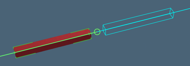 Joint attachment bounding box at the base position.