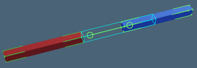 Joint attachment points.