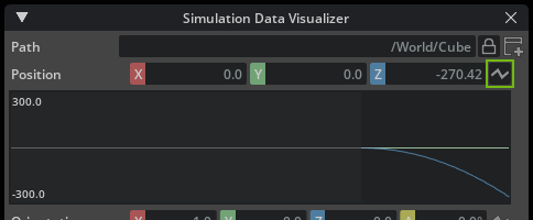 Simulation Data Visualizer Toggle Components