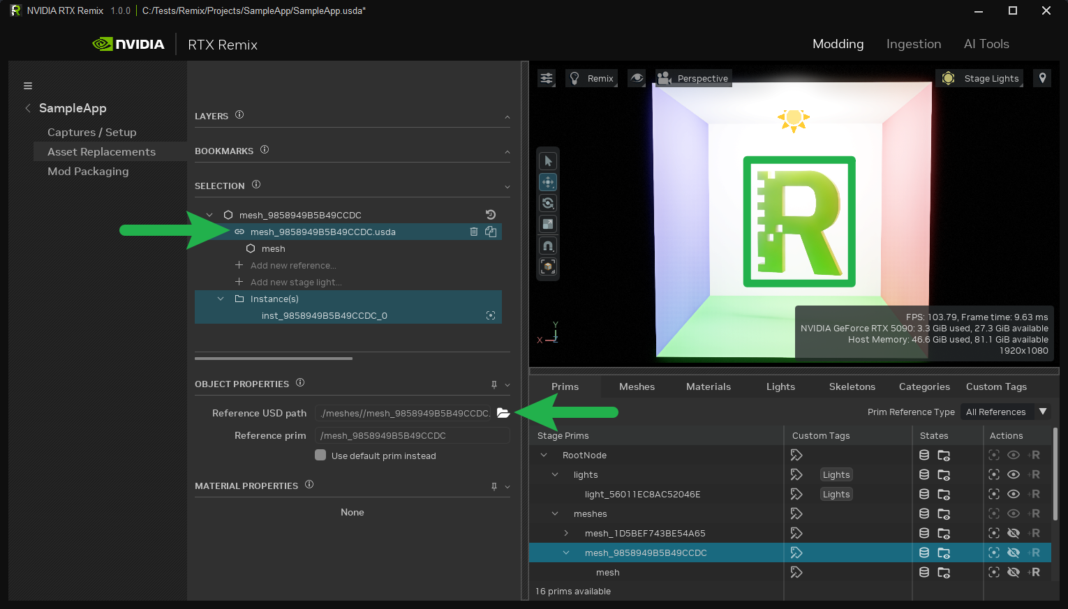 Remix Asset Replacement