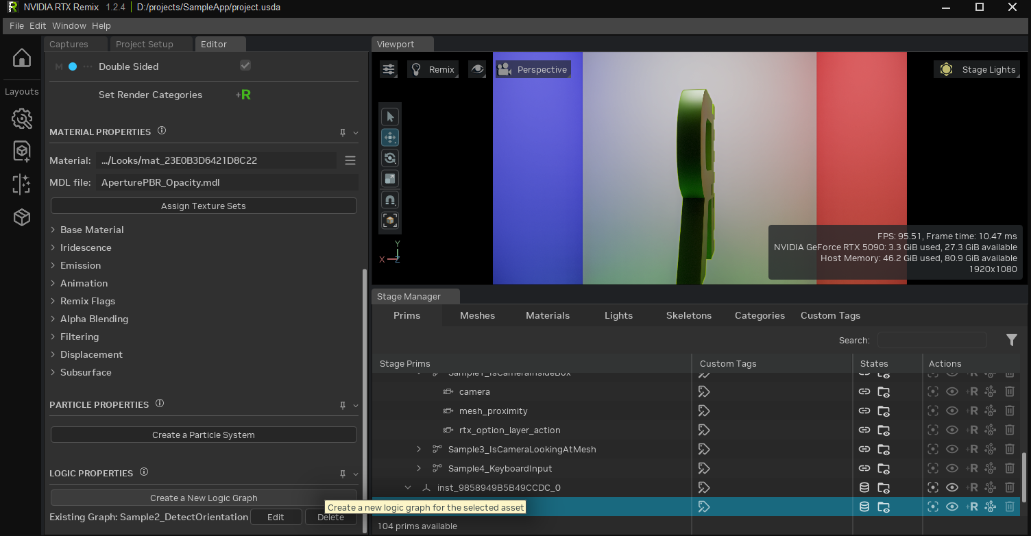 Logic Graph Create Edit