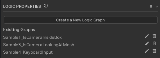 Logic Graph Editor Tab