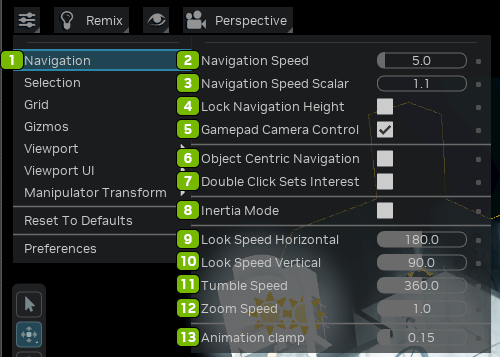 Viewport-Navigation