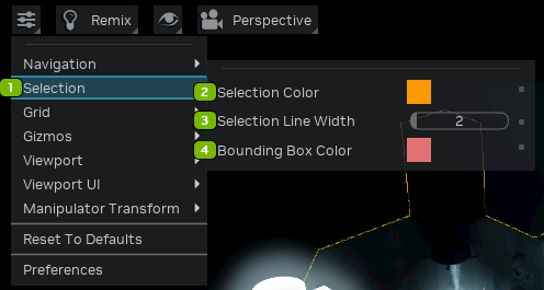 Viewport-Selection