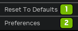 Viewport-Reset and Preferences