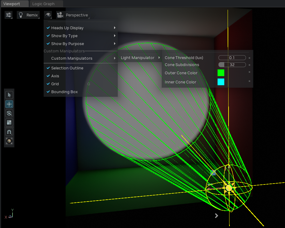 Light Manipulator Settings