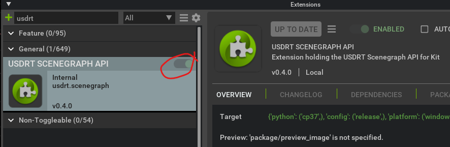 USDRT Extension