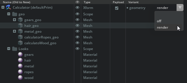 Asset Geometry composition arc