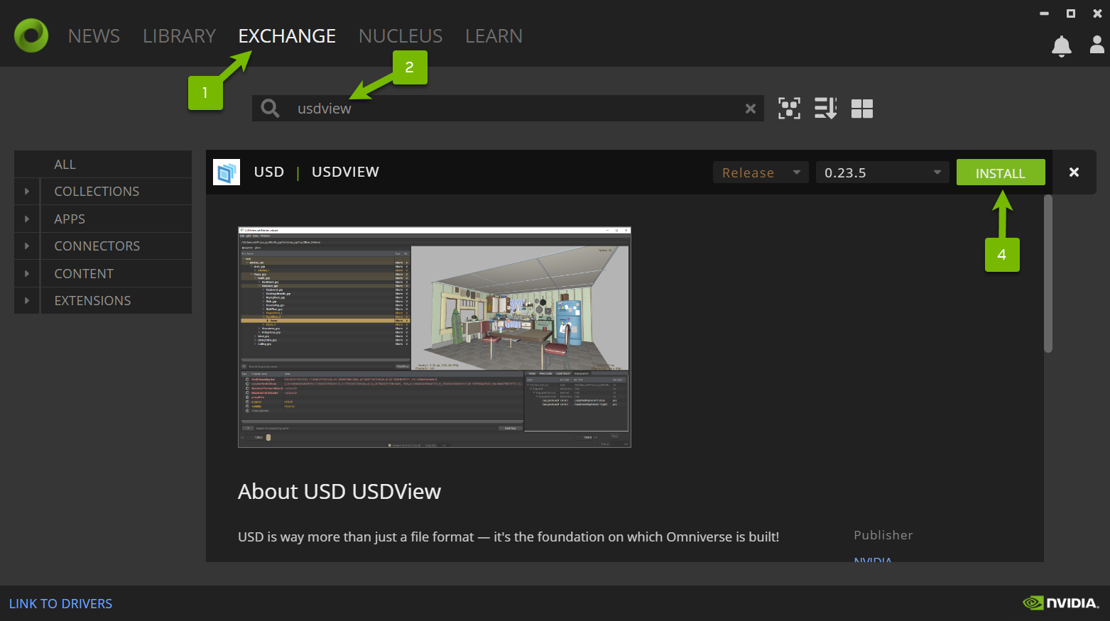 How to install USDView